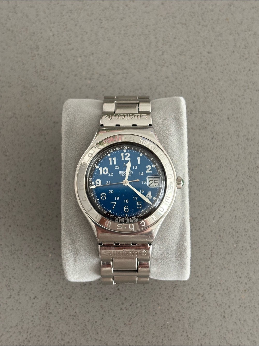 Swatch HAPPY JOE BLUE Stainless Steel Watch